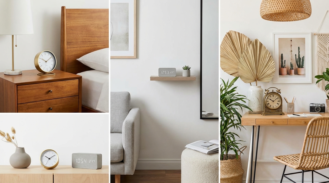 Réveil déco : comment choisir le modèle idéal selon votre intérieur