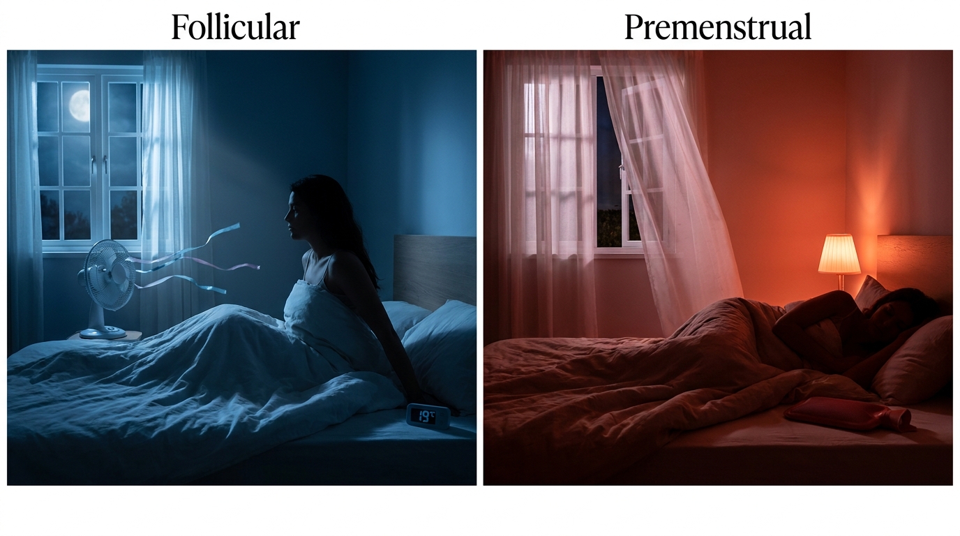 Ambiance chambre et confort thermique selon la période.