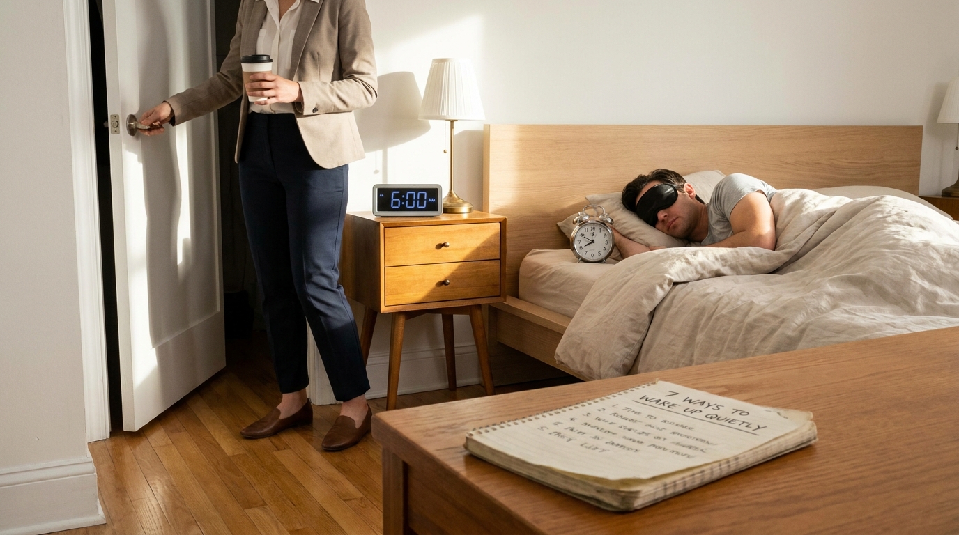 Couples à horaires décalés : le bon réveil n’est pas plus fort, il est plus intime