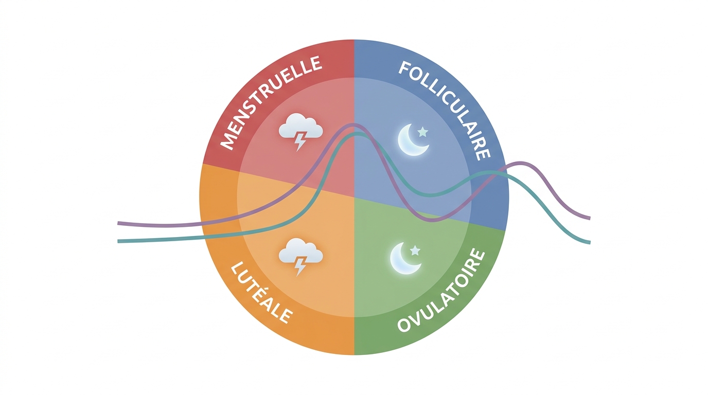 Sommeil et cycle menstruel : pourquoi vous ne vous réveillez pas pareil chaque semaine