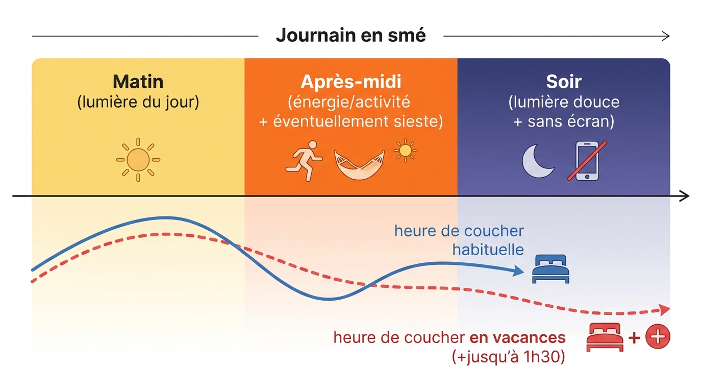 Logique des 'ancres' et de la lumière pour éviter le déraillement.