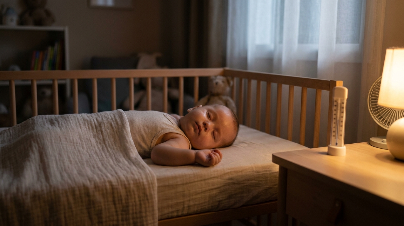 Bébé et canicule : comment l’aider à dormir sans risque