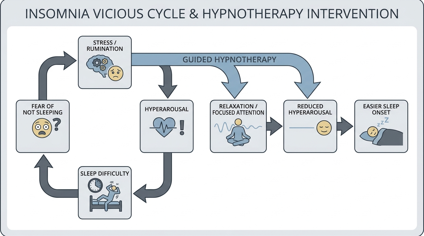 Visualiser le cercle vicieux et l’effet de l’hypnose